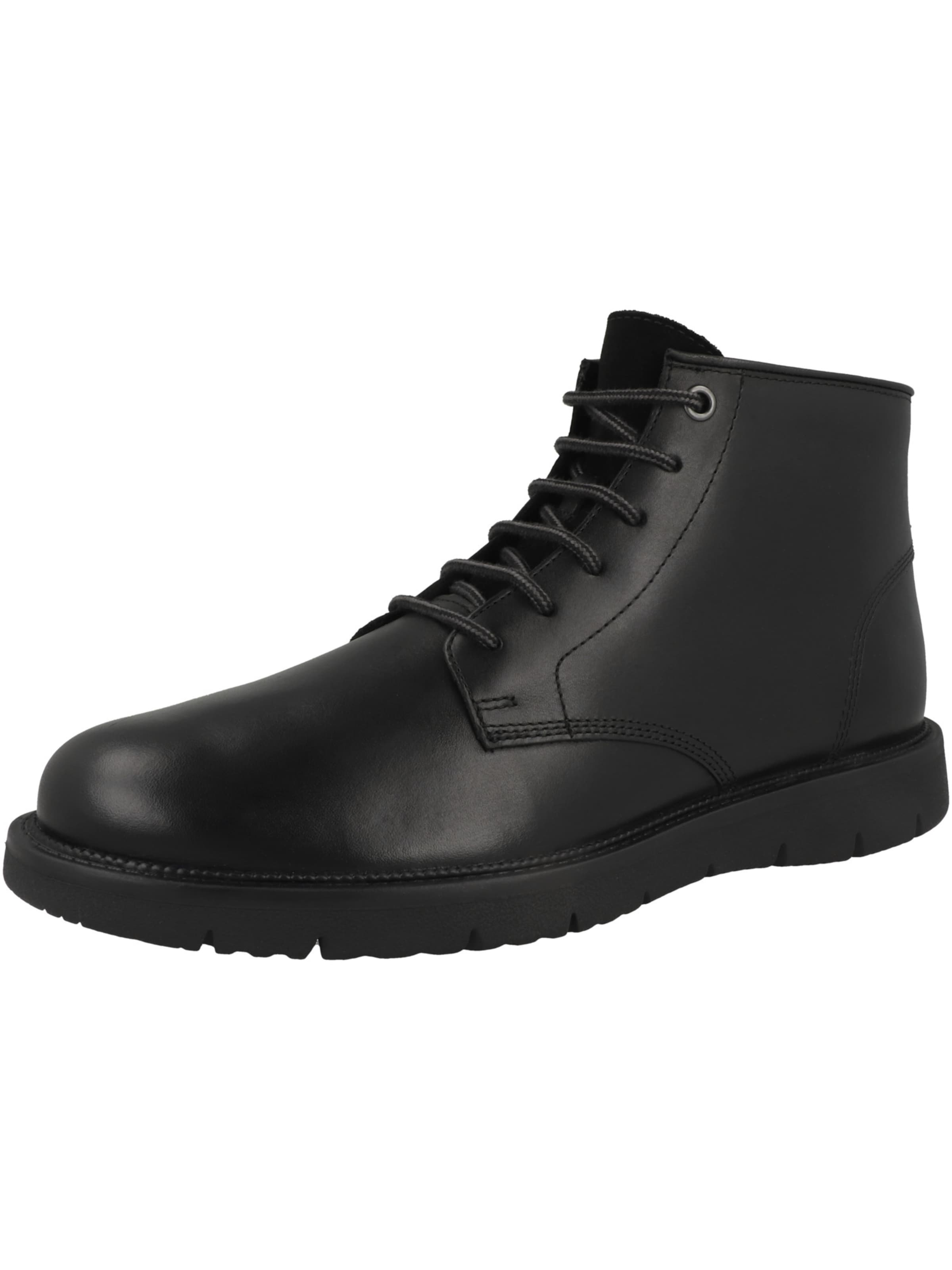GEOX Boots 'U Pove' en noir, Vue avec produit