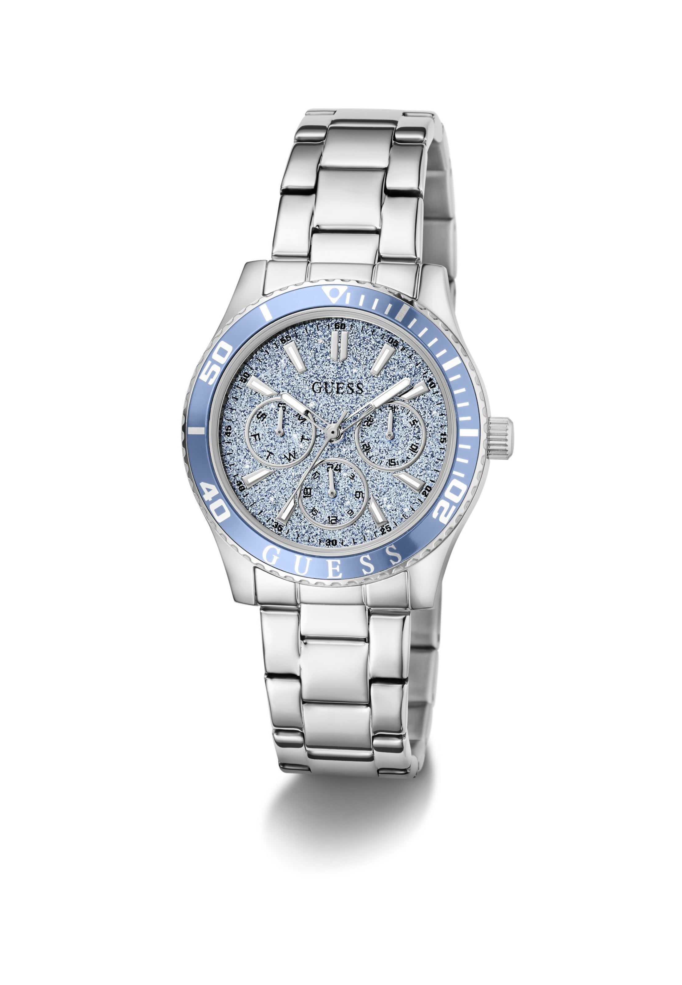 GUESS Analogt ur 'MARIANA' i sølv
