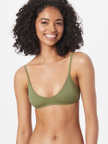 ABOUT YOU x Marie von Behrens - Bustier Top de bikini 'June' en verde: frente