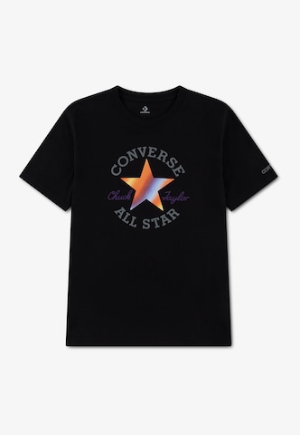 CONVERSE Shirt 'INDUSTRIAL BY NATURE DCTP' in Zwart: voorkant
