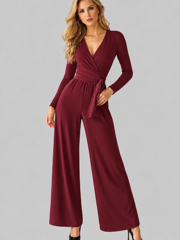 Madnezz House Jumpsuit in Rood: voorkant