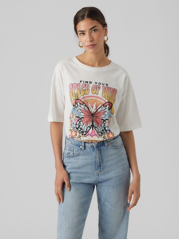 VERO MODA T-Shirt 'FOREVER MOLLY' in Weiß: Vorderseite