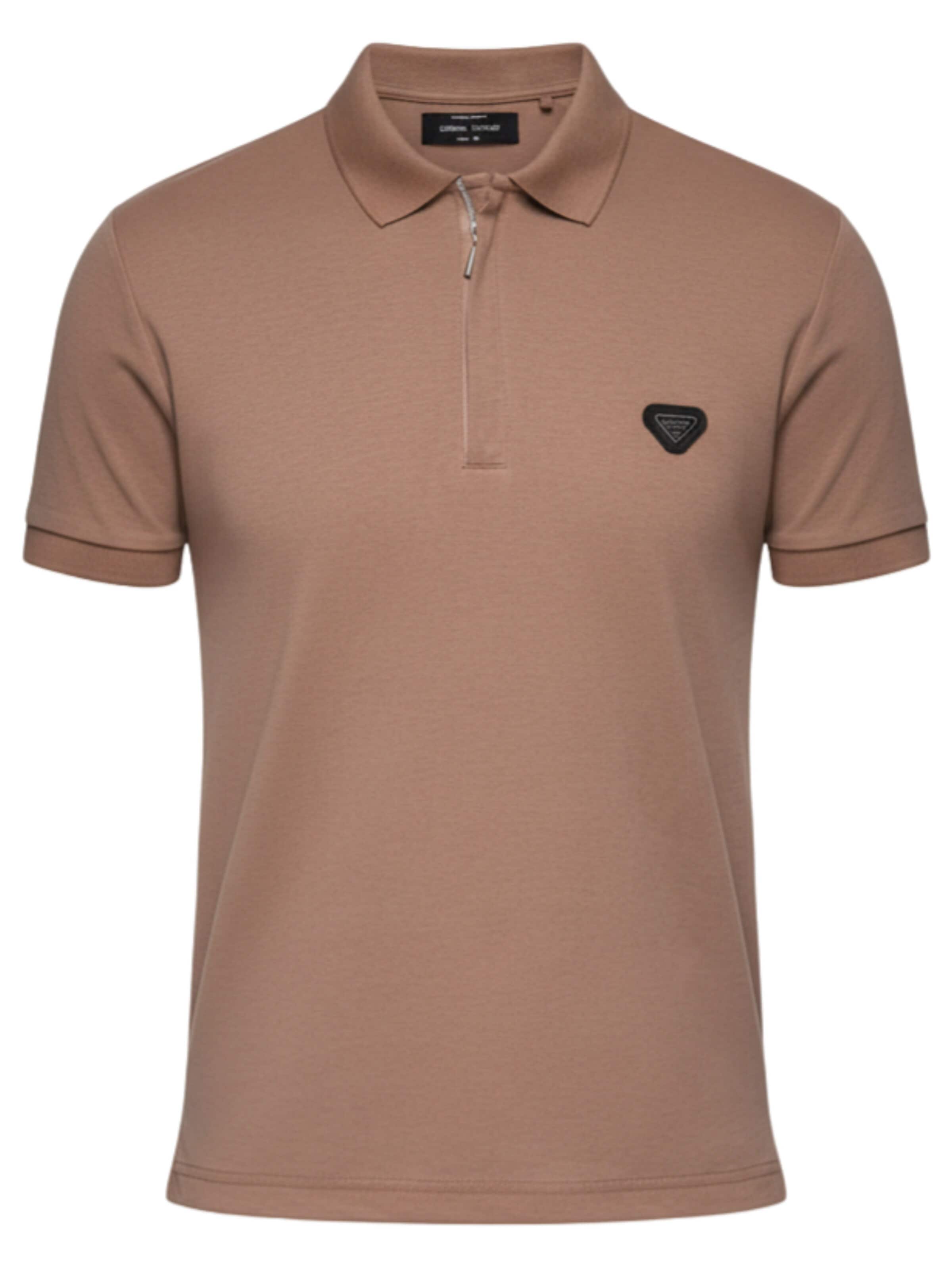 Ombre Shirt in Brown: front