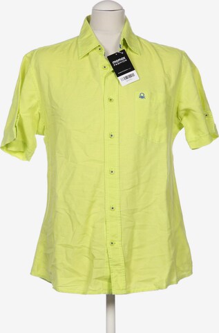 UNITED COLORS OF BENETTON Button Up Shirt in M in Green: front