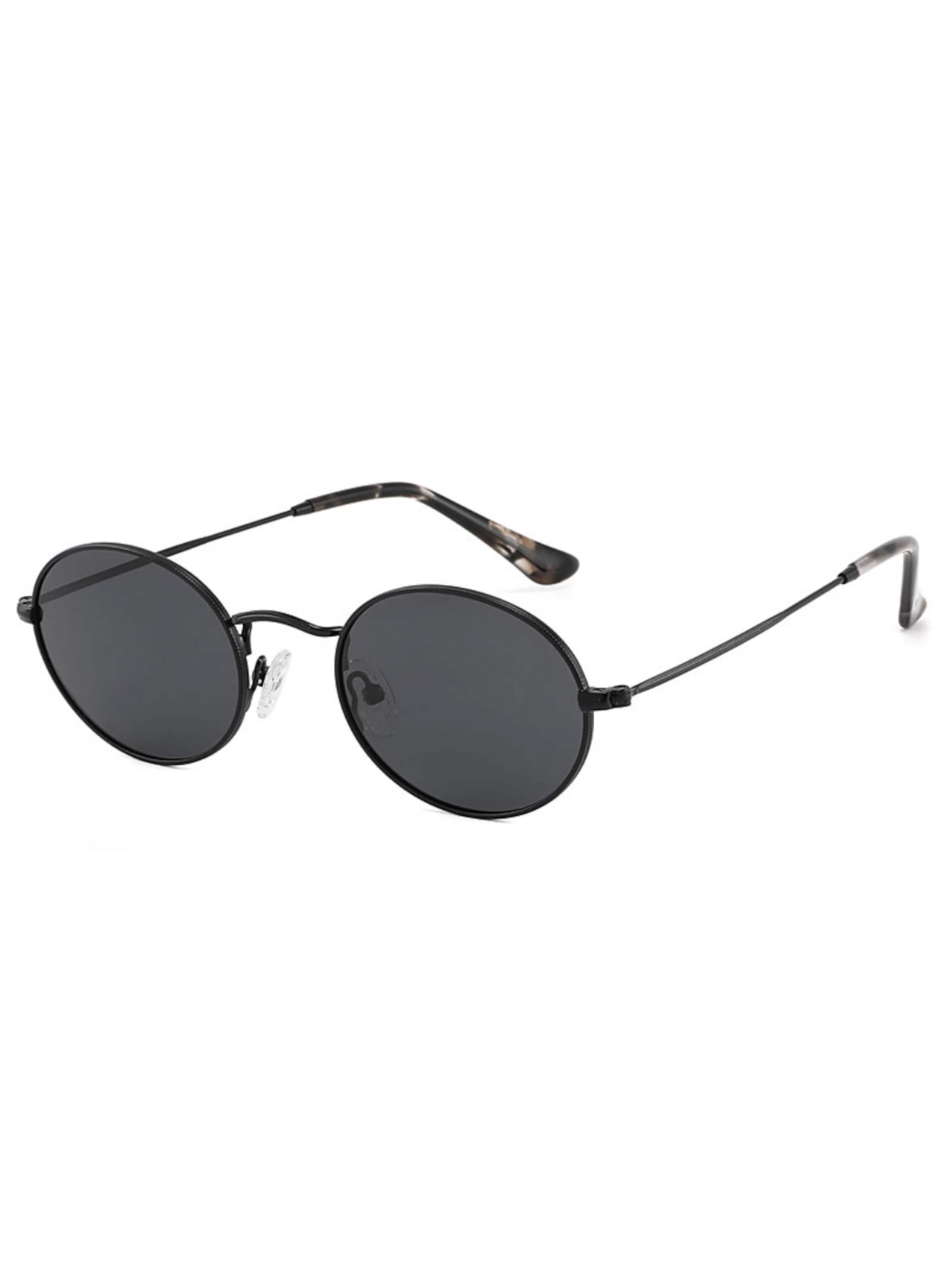 VEYREY Sunglasses 'Lennon' in Black: front
