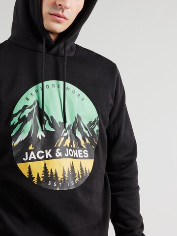 JACK & JONES Mikina 'JWHPEAK' – černá