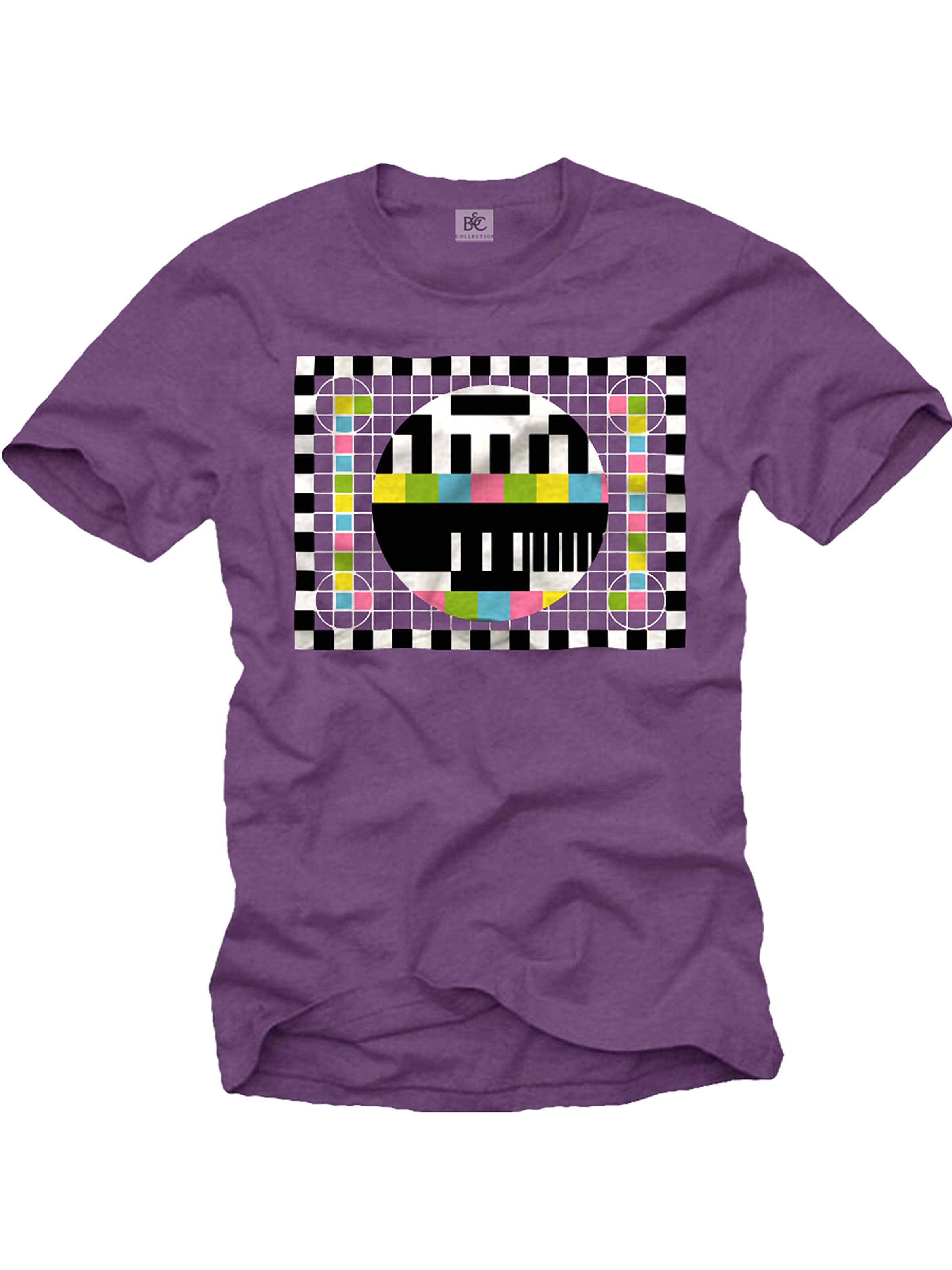 MAKAYA Shirt 'Testbild' in Purple: front