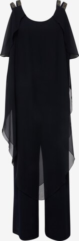 Ulla Popken Jumpsuit in Black: front