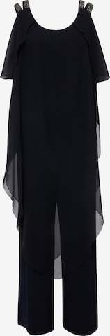 Ulla Popken Jumpsuit in Schwarz: predná strana