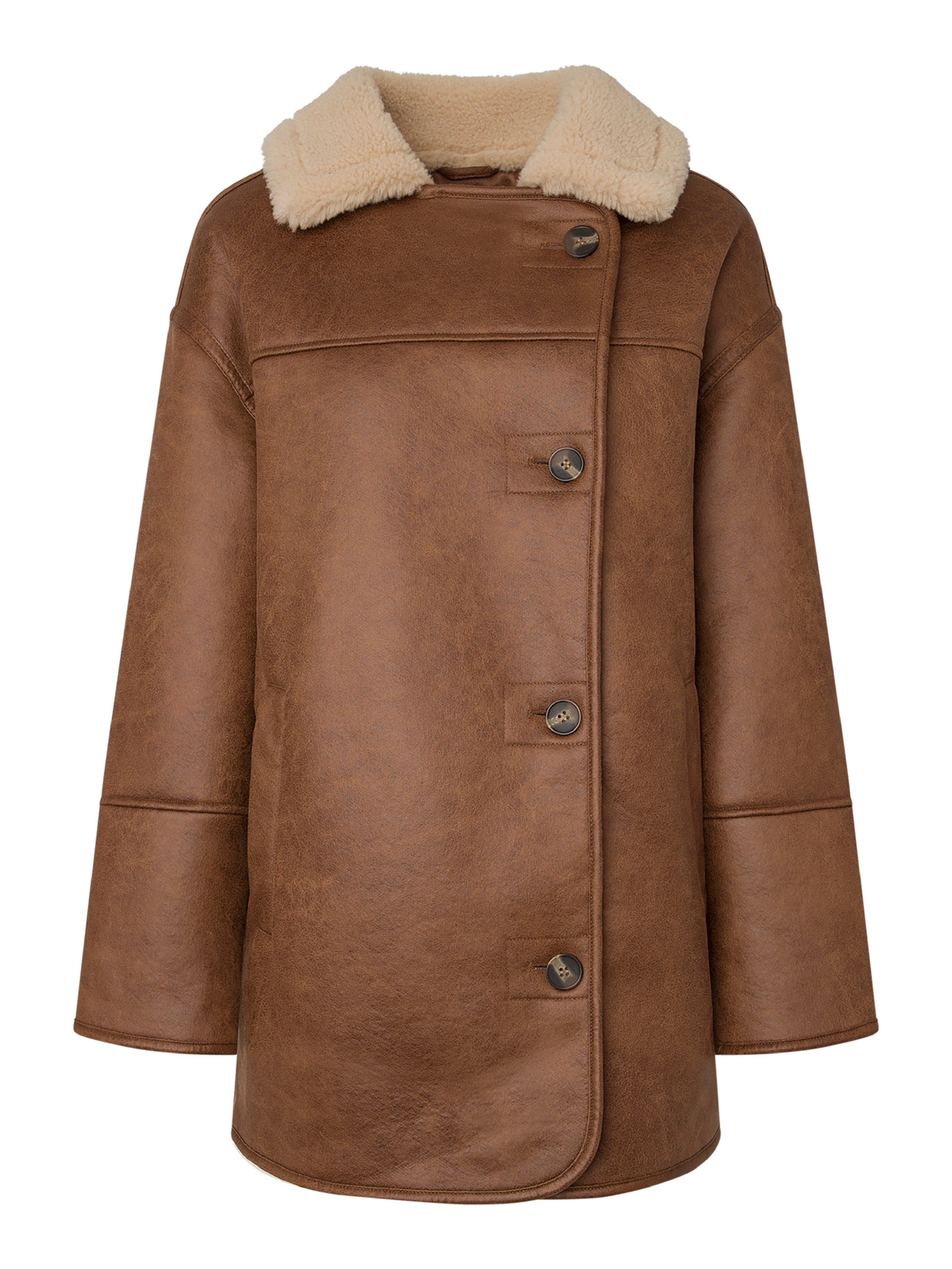 Pepe Jeans Téli dzseki 'CARLA' - barna: elől