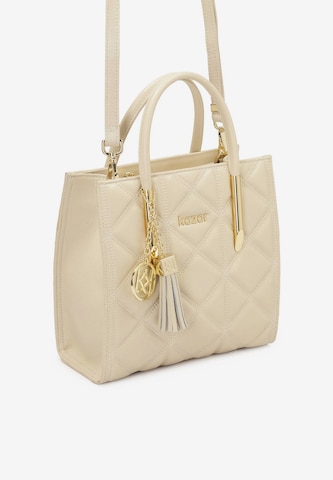 Borsa a mano di Kazar in beige