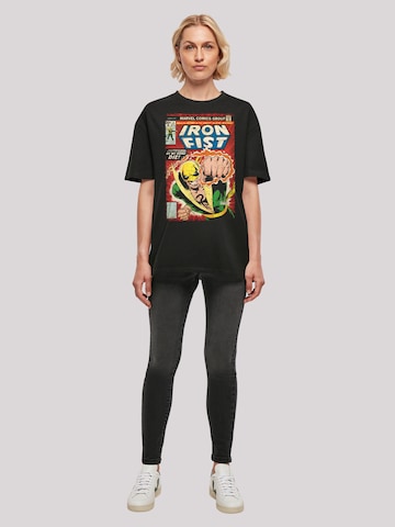 F4NT4STIC Shirt 'Marvel Iron Fist Cover' in Black