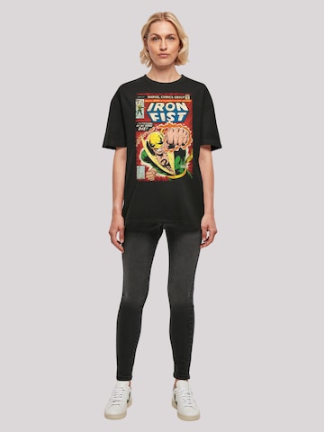 F4NT4STIC Shirt 'Marvel Iron Fist Cover' in Schwarz