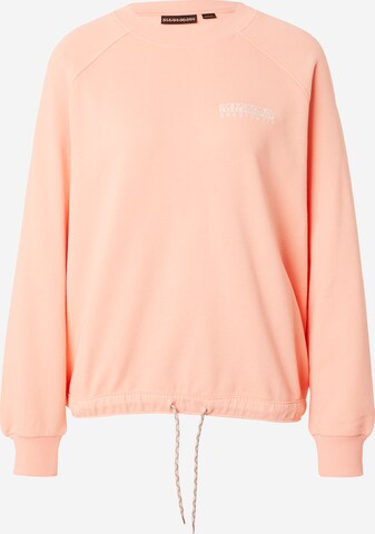 NAPAPIJRI Sweatshirt 'B-BOYD' in Pink: predná strana