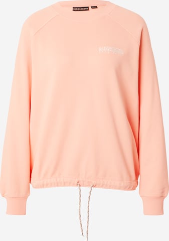 NAPAPIJRI Sweatshirt 'B-BOYD' i rosa: framsida