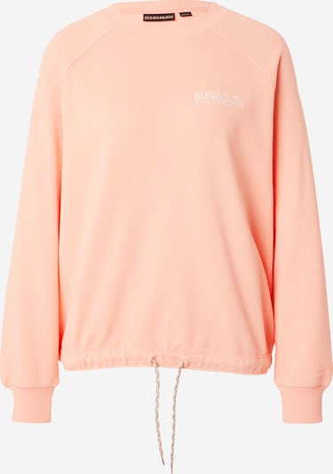 NAPAPIJRI Sweat-shirt 'B-BOYD' en beige clair / rose / blanc, Vue avec produit