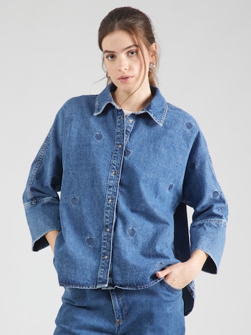 ONLY Blouse 'ONLGrace' in Blue: front