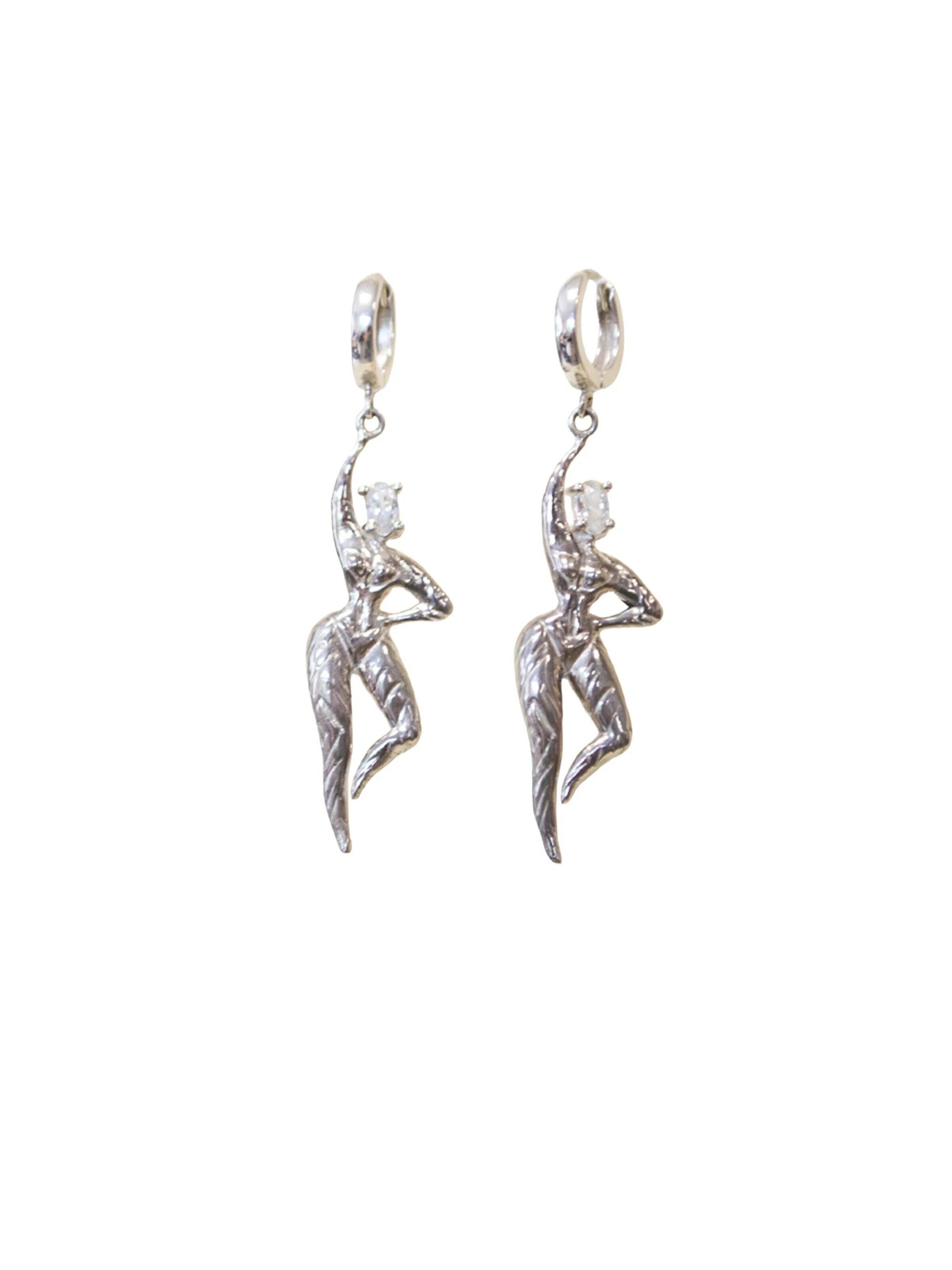 ALICE Designs Oorbellen 'Aethera' in Zilver: voorkant
