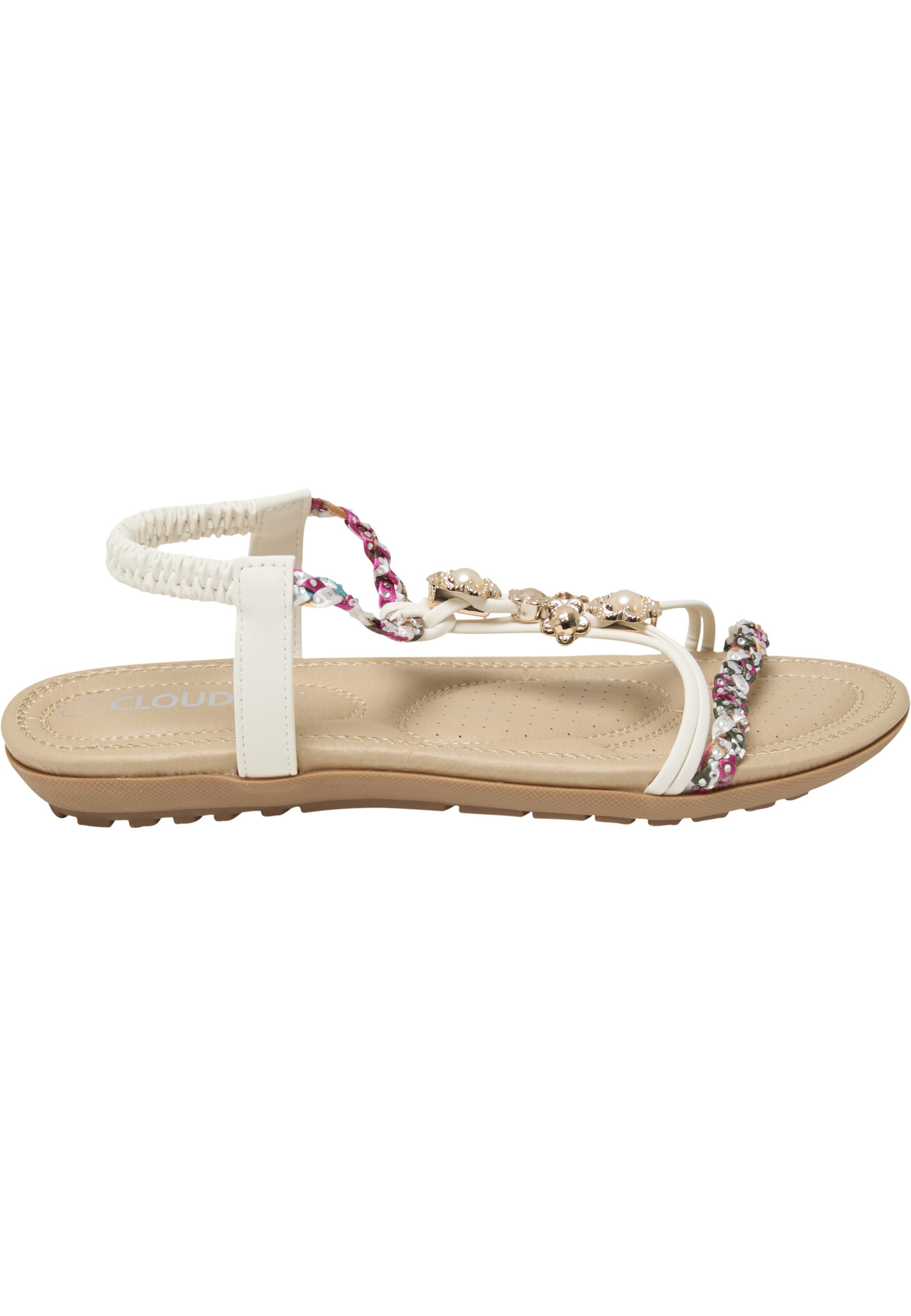 Sandalo con cinturino 'Wiliam' di Cloud5ive in bianco