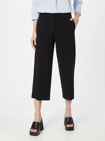 TAIFUN Loose fit Pleated Pants in Black: front