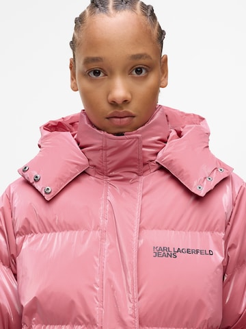 Veste d’hiver KARL LAGERFELD JEANS en rose
