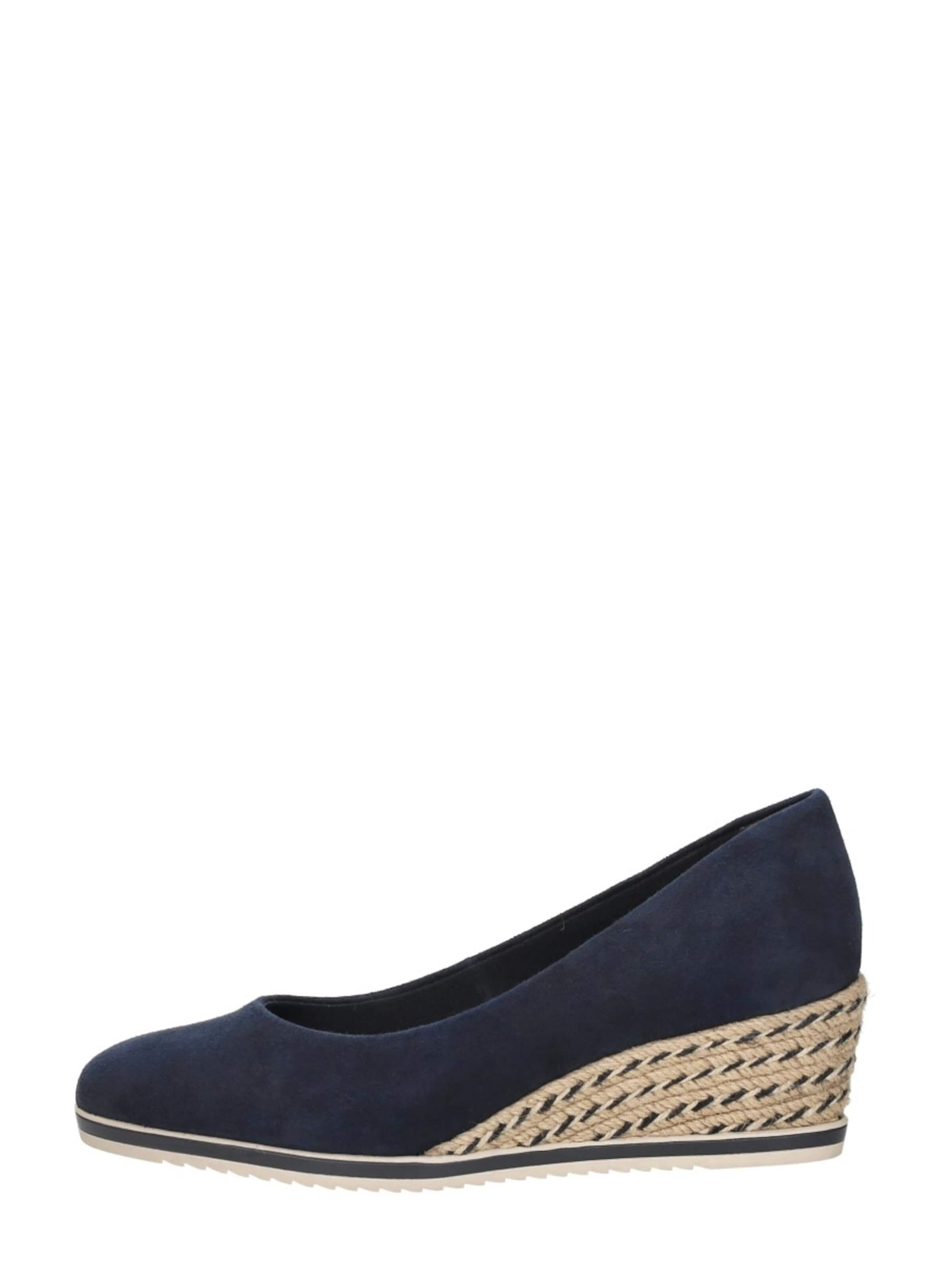Tamaris Pumps 'Sleehak' in Blauw: voorkant