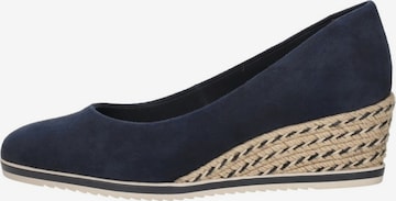 Tamaris Pumps 'Sleehak' in Blauw: voorkant