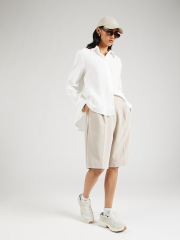 Gina Tricot Blúz 'Gauze' - fehér
