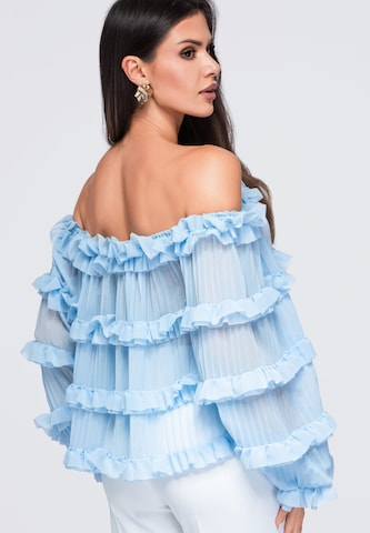 Chemisier Ombre en bleu