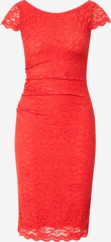 SWING Koktejlové šaty – červená: přední strana