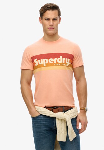 Superdry Shirt in Roze: voorkant
