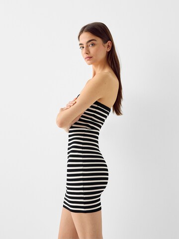 Bershka Knitted dress in Black