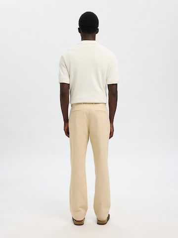 SELECTED Regular Broek in Beige