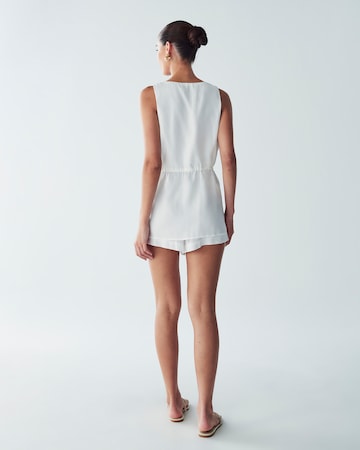 Top 'LEVIE' di St MRLO in bianco: dietro