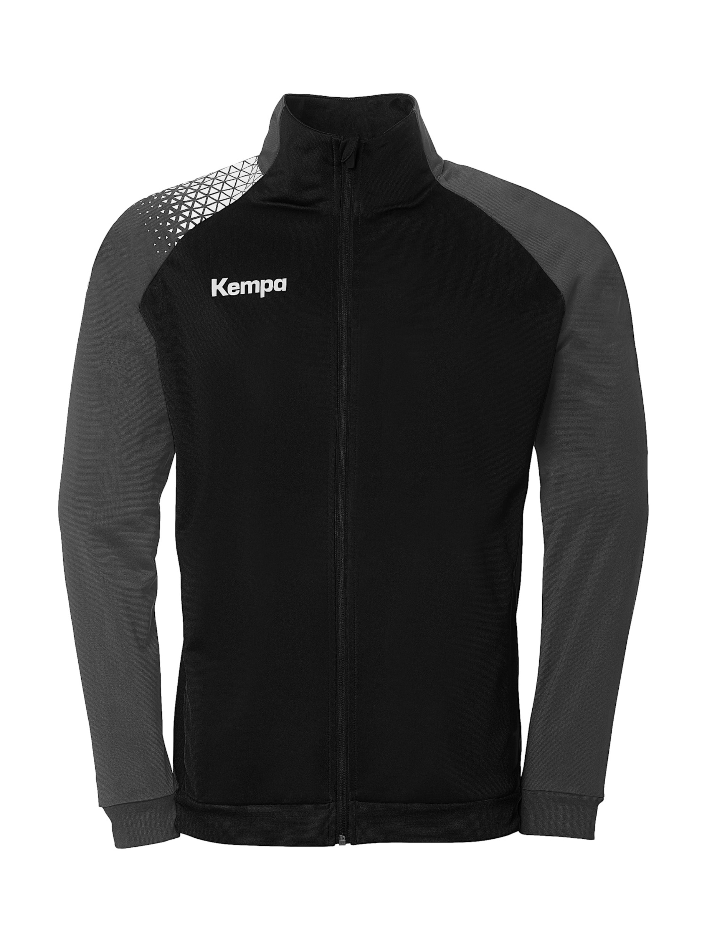 KEMPA Trainingsjacke 'Ambition 28' in Schwarz: Vorderseite