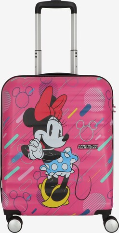 Trolley 'Wavebreaker Disney' di American Tourister in rosa: frontale