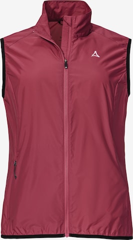 Gilet ' Bike Vest Style Cannobio WMS ' Schöffel en rouge : devant