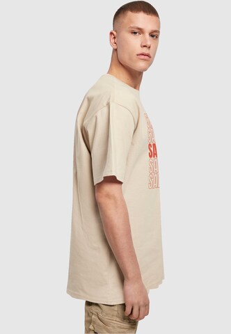 Merchcode Shirt 'San Francisco' in Beige