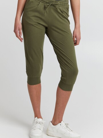 Oxmo Tapered Chino Pants 'ODDA' in Green: front