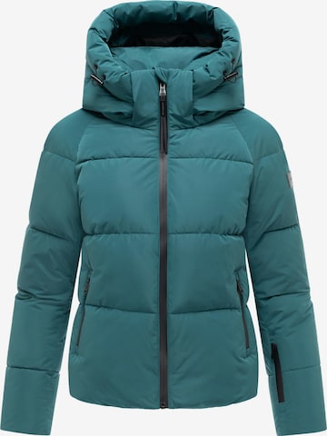 Giacca invernale 'Frostherz XIV' di NAVAHOO in verde: frontale