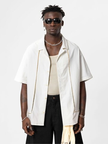Comfort fit Camicia 'Shreveport' di VAMOS CLO in beige: frontale