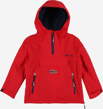 TROLLKIDS Regular Fit Outdoorjacke 'Kirkenes' in Rot: predná strana