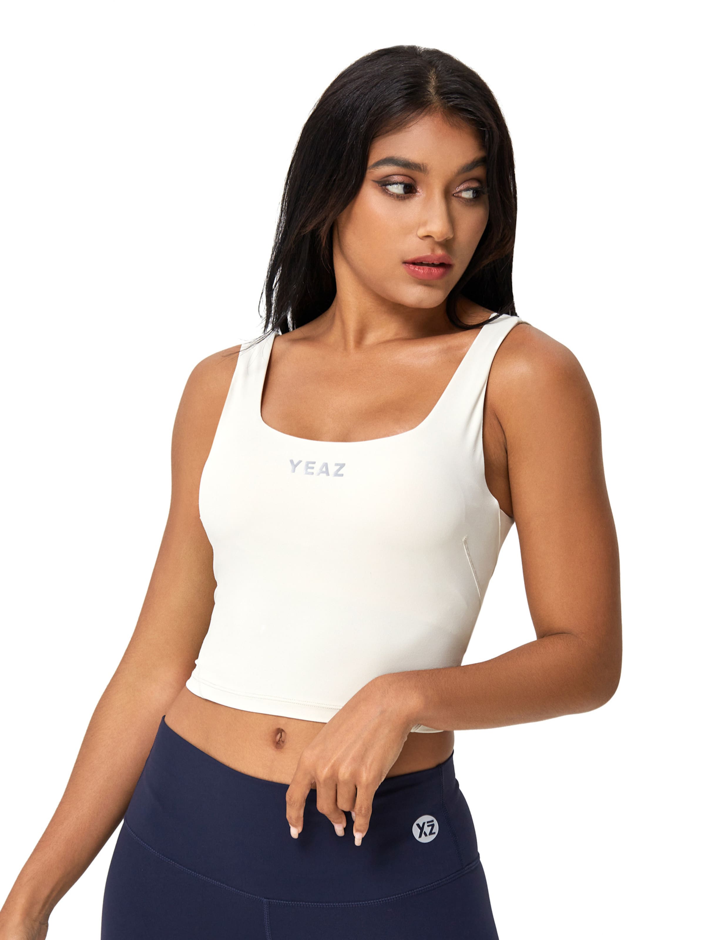 YEAZ Спортивный топ 'Today' в Бежевый