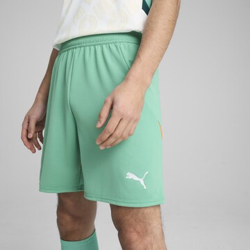 Regular Pantalon de sport PUMA en vert : devant
