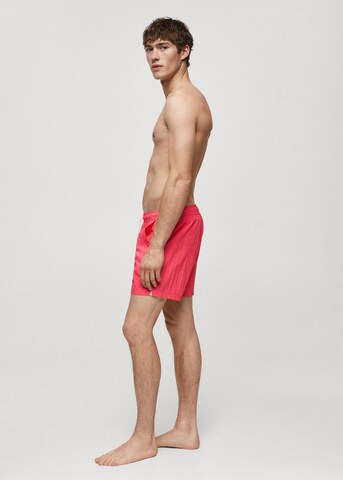 MANGO MAN Swim Trunks 'Lisoc' in Red