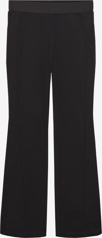 MANGO Bootcut Spodnie w kolorze czarny: przód
