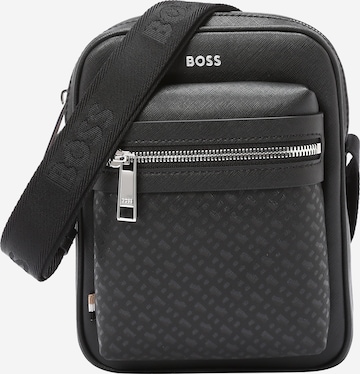 BOSS Black Crossbody Bag 'Zair' in Black: front