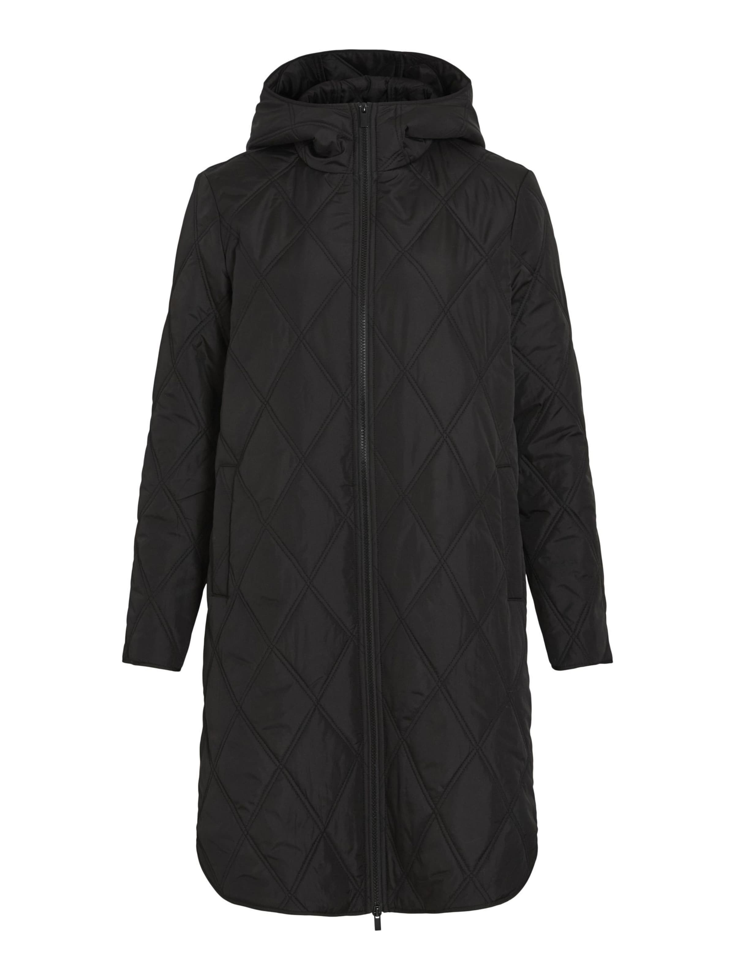 VILA Overgangsfrakke i sort: forside