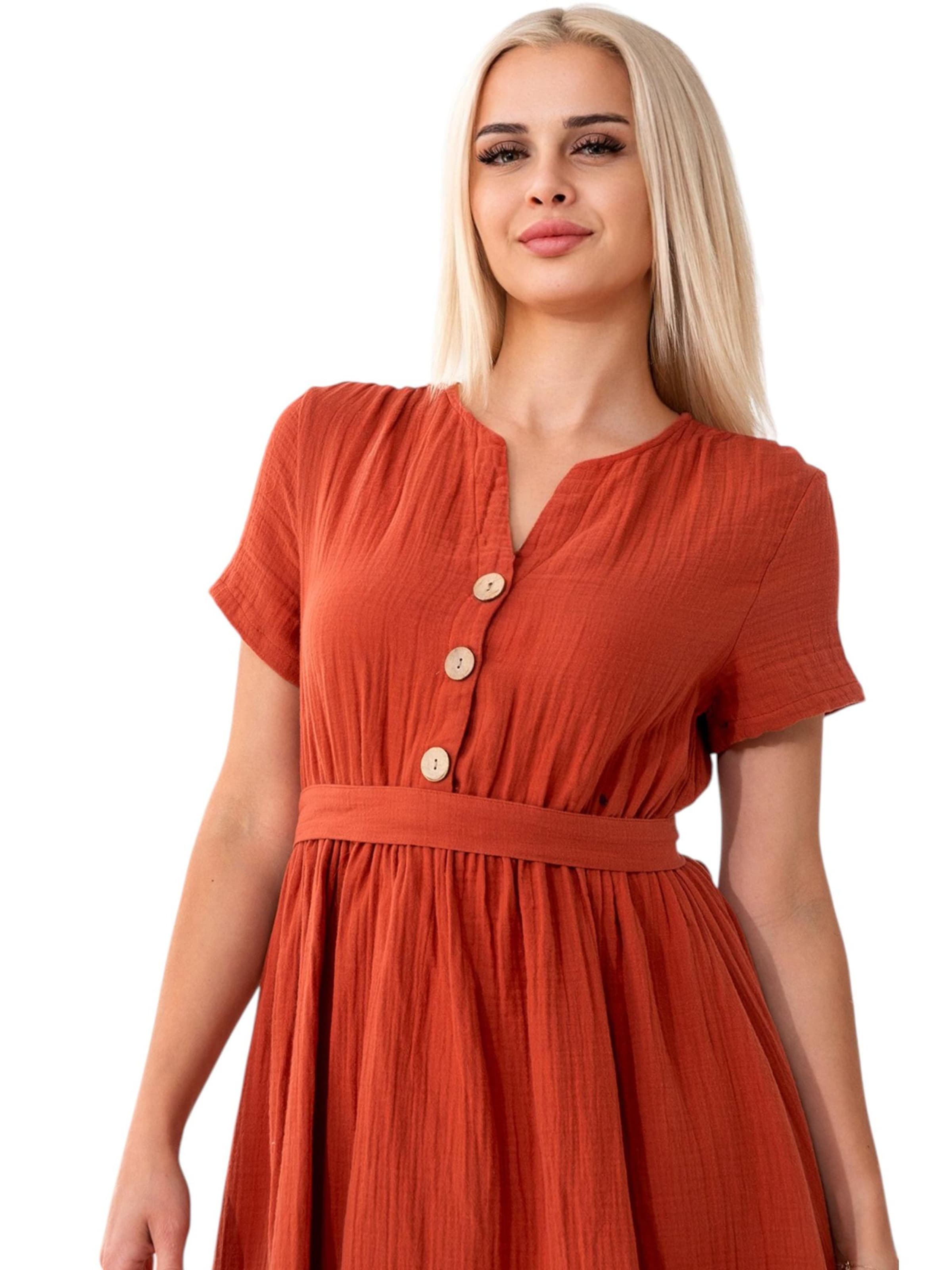 Robe d’été 'MIRA' WENOR en rouge