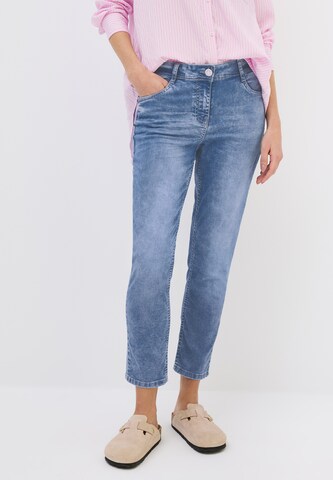 CECIL Slimfit Jeans in Blau: Vorderseite